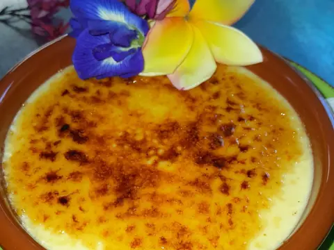 Crème brûlée à la vanille